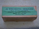 Winchester Rifle Models 1873 and 1892 .44 cal full box cartridges - 4 of 6