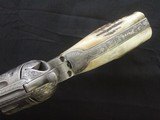 Colt Single Action 38-40 cal. 5-1/2 barrel Engraved Nickled and stag grips - 11 of 14