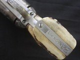 Colt Single Action 38-40 cal. 5-1/2 barrel Engraved Nickled and stag grips - 9 of 14