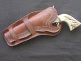 Colt Single Action 38-40 cal. 5-1/2 barrel Engraved Nickled and stag grips - 2 of 14