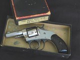 1930's Harrington & Richardson "Young American " 22 cal. nickle plated in factory box - 1 of 15