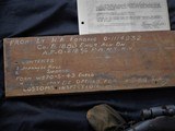 WW2 grouping Arasaka type 38 rifle w/capture papers Japanese swords 2
pictures-patches
and ship box 1943 - 9 of 15