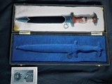 WW2 German NSKK dagger MINT in presentation case RZM paper tagged handle, Fu.A.Helbig maker - 2 of 15