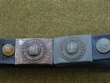 WW1 German "HATE BELT" 2 buckles unusuall - 2 of 15