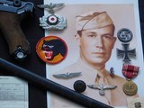 WW2 German 42 Luger 1939 W/capture paper and soldier identified with holster & bring back souviners - 11 of 14