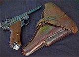 WW2 German 42 Luger 1939 W/capture paper and soldier identified with holster & bring back souviners - 5 of 14