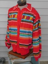 Seminole Native American Indian Patchwork Jacket LG size EX ++++ - 2 of 15