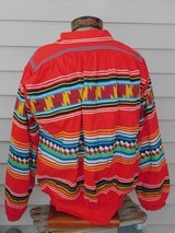 Seminole Native American Indian Patchwork Jacket LG size EX ++++ - 4 of 15