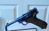 German Luger Erfurt 1916-1920 Double Date Police rework for WW2 capture papers holster & flag - 4 of 15