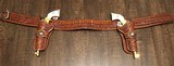 Vintage Bianchi two gun fully tooled set for Colst Single Action 5-1/2 or 4-3/4 barrel 45-44 caliber