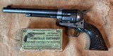 Colt Single Action, mfg. 1882, 45 caliber, 7-1/2 barrel, Eagle grips, 85% - 2 of 15