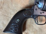 Colt Single Action, mfg. 1882, 45 caliber, 7-1/2 barrel, Eagle grips, 85% - 6 of 15