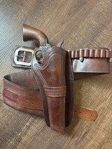 1880s J.S. Collins Money Belt and Holster for Colt SA 7-1/2 barrel 44-45 caliber Cond EX++