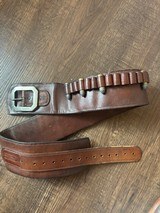 1880s J.S. Collins Money Belt and Holster for Colt SA 7-1/2 barrel 44-45 caliber Cond EX++ - 5 of 14