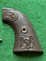 Colt grips original 1st gen. Eagle grips Guta Percha w/screw from 1883 Colt 45 cal. - 4 of 13