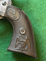 Colt grips original 1st gen. Eagle grips Guta Percha w/screw from 1883 Colt 45 cal. - 11 of 13