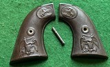 Colt grips original 1st gen. Eagle grips Guta Percha w/screw from 1883 Colt 45 cal. - 13 of 13