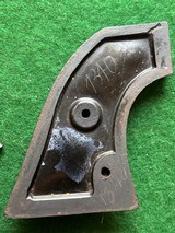 Colt grips original 1st gen. Eagle grips Guta Percha w/screw from 1883 Colt 45 cal. - 3 of 13