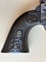 Colt grips original 1st gen. Eagle grips Guta Percha w/screw from 1883 Colt 45 cal. - 10 of 13