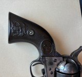 Colt grips original 1st gen. Eagle grips Guta Percha w/screw from 1883 Colt 45 cal. - 7 of 13