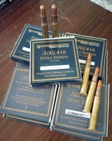 Krieghoff .500 / .416 Nitro Express Cartridge with 3 1/4