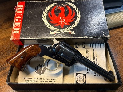 Ruger Bearcat 1959 Production with Original Box, Instructions and Warranty Tag !