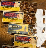 32 Auto Short Rimfire Western Cartridges (102 Rounds with 4 Boxes) - Image 1 of 2