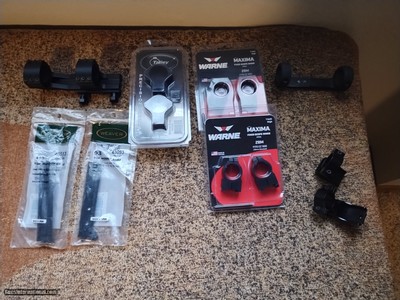 Warne, Talley, Burris rings & bases