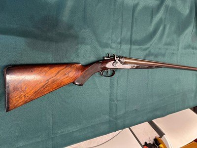 Parker 12 Gauge Hammer Gun. Quality A. Worlds Fair Display Gun. Parker Letter