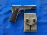Colt 1911 US Army 1918 2 magazines 1917 pouch 45 ACP - Image 2 of 15