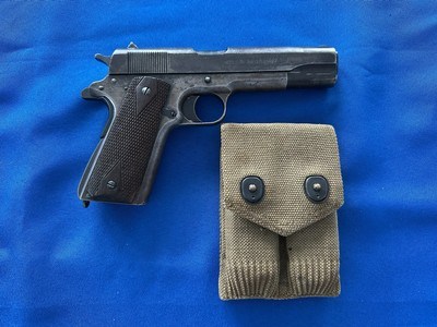 Colt 1911 US Army 1918 2 magazines 1917 pouch 45 ACP - Image 2 of 15