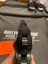 STI Hawk 5.0 9mm Brand New! DLC Black coating and Gold Emblems! Very Rare and Collectible do it all gun IDPA Legal 5 inch bushing and USPSA - 4 of 10