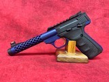 Browning Buck Mark Plus Vision Blue Shoal 22 LR 10+1 5.87" Blue Anodized Suppressor Ready Barrel, w/Picatinny Rail  (051585490) - 2 of 4