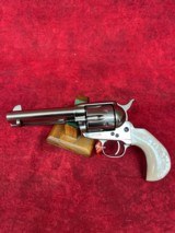 Uberti 1873 Cattleman Doc .45 Colt 4.75" Nickel Barrel (356714) - 2 of 3