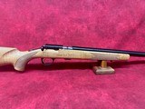 Browning T-Bolt Target SR 22 LR 10+1 20" Matte Blued Heavy Bull Threaded Barrel, Gloss AAA Maple Target Style Fixed w/Raised Comb Stock (0252