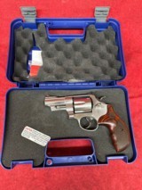 Smith & Wesson 629 Deluxe N-Frame 44 S&W Spl/44 Rem Mag 6 Shot 3" Satin Stainless Steel Barrel, Finger Grooved Custom Wood Grip, Exposed Hammer & - 3 of 3
