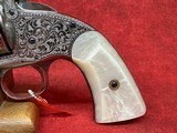 Uberti 1875 Schofield No.3 2nd Model Hand Engraved World Class Nickel 7" 45 Colt (348601) Top Break - 4 of 4
