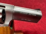 Ruger SP101 .327 Federal 6-shot. Satin stainless finish. Made around 2008. BARREL LENGTH: 3". Comes with case (5759) and documents. - 2 of 6