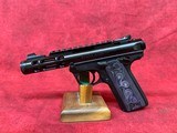Ruger MKIV 22/45 LITE 22LR GUN CANDY 43954 HOGUE BLK/PURPLE G10 22 LR (43954) Lipsey's Exclusive - 2 of 2