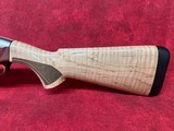Browning Maxus II Ultimate Maple 12ga 3" 26" Satin Nickel Plated w/Scroll Engraving Aluminum Receiver, Gloss AAAA Maple Wood Stock (0117 - 7 of 10