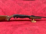 Remington 7600 BDL 243 Win 22" blued barrel with Fleur-de-lis checkered Walnut Stock and Forearm - 1 of 20