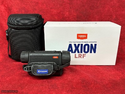 Pulsar Axion 2 LRF XG35 Thermal Monocular Black 2.5-20x35mm 640x480 50Hz Resolution, Zoom 2x/4x/8x (PL77477)