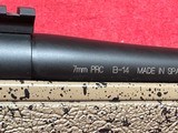 Bergara B-14 HMR 7mm PRC 5+1, 24" Black Cerakote Threaded Barrel Black/Brown Speckled Adj HMR Mini-Chassis Synthetic Stock (B14LM3713) - 4 of 10