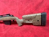 Bergara B-14 HMR 7mm PRC 5+1, 24" Black Cerakote Threaded Barrel Black/Brown Speckled Adj HMR Mini-Chassis Synthetic Stock (B14LM3713) - 8 of 10