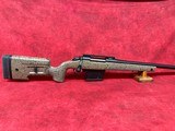 Bergara B-14 HMR 7mm PRC 5+1, 24" Black Cerakote Threaded Barrel Black/Brown Speckled Adj HMR Mini-Chassis Synthetic Stock (B14LM3713) - 1 of 10