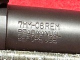 Howa M1500 Superlite 7mm-08 Rem. 20" threaded barrel with muzzle brake Green/Gray/Black Stock  (HCSL708GBG) - 4 of 12