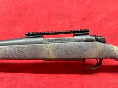 Bergara Rifles B-14 Wilderness Ridge 300 Win Mag 3+1 24" Threaded Sniper Gray Cerakote Barrel/Rec, SoftTouch Woodland Camo Synthetic Stock - Image 8 of 9