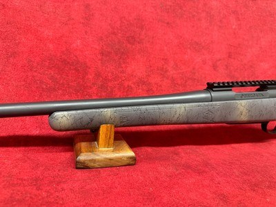 Bergara Rifles B-14 Wilderness Ridge 300 Win Mag 3+1 24" Threaded Sniper Gray Cerakote Barrel/Rec, SoftTouch Woodland Camo Synthetic Stock - Image 9 of 9