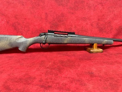 Bergara Rifles B-14 Wilderness Ridge 300 Win Mag 3+1 24" Threaded Sniper Gray Cerakote Barrel/Rec, SoftTouch Woodland Camo Synthetic Stock