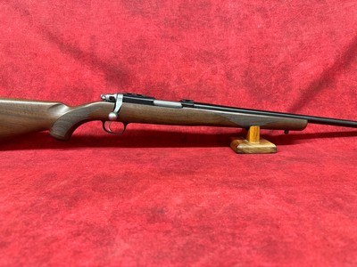 Ruger 77/17 17 WSM 6+1 20" Threaded Barrel, Blued Alloy Steel, Integral Scope Mount On A Solid Steel Receiver, American Walnut Stock (7222